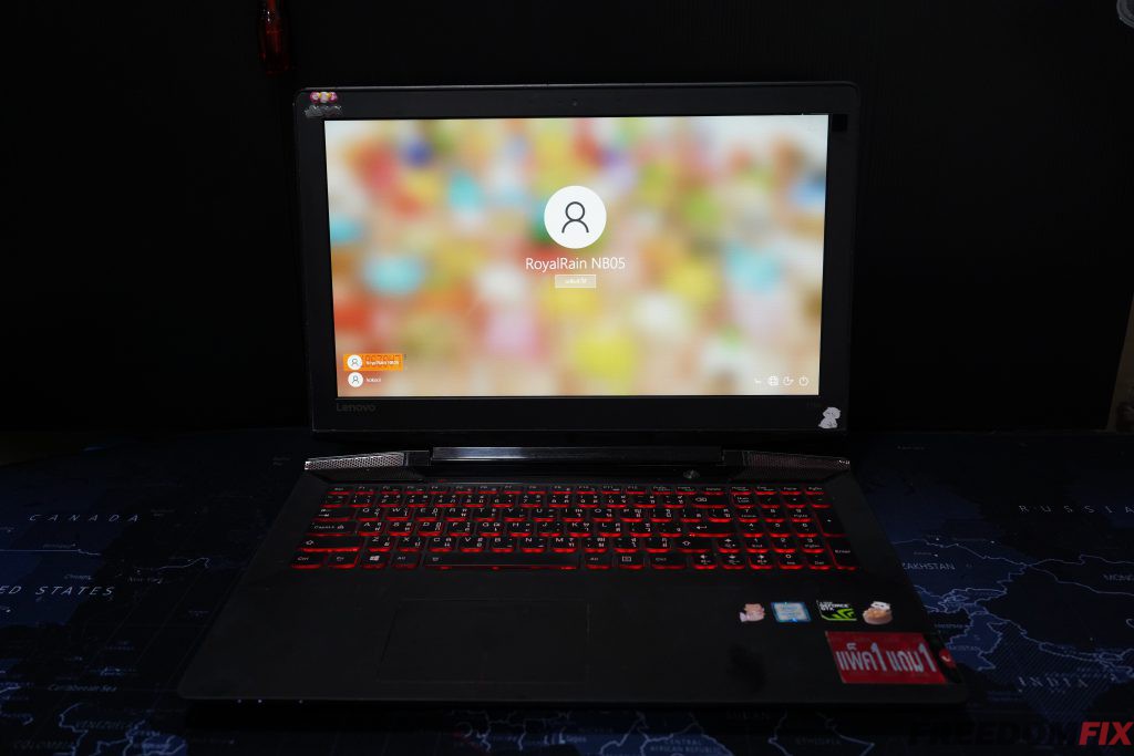 เปลี่ยนจอโน๊ตบุ๊ค LENOVO Y700(รุ่นที่กรอบด้านหน้าไม่ใช่กระจก) 15.6 FHD IPS จอแตก จอร้าว จอเสีย จอเป็นเส้น เปลี่ยนได้ครับ
