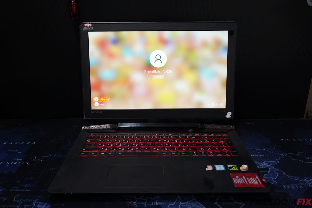 เปลี่ยนจอโน๊ตบุ๊ค LENOVO Y700(รุ่นที่กรอบด้านหน้าไม่ใช่กระจก) 15.6 FHD IPS จอแตก จอร้าว จอเสีย จอเป็นเส้น เปลี่ยนได้ครับ